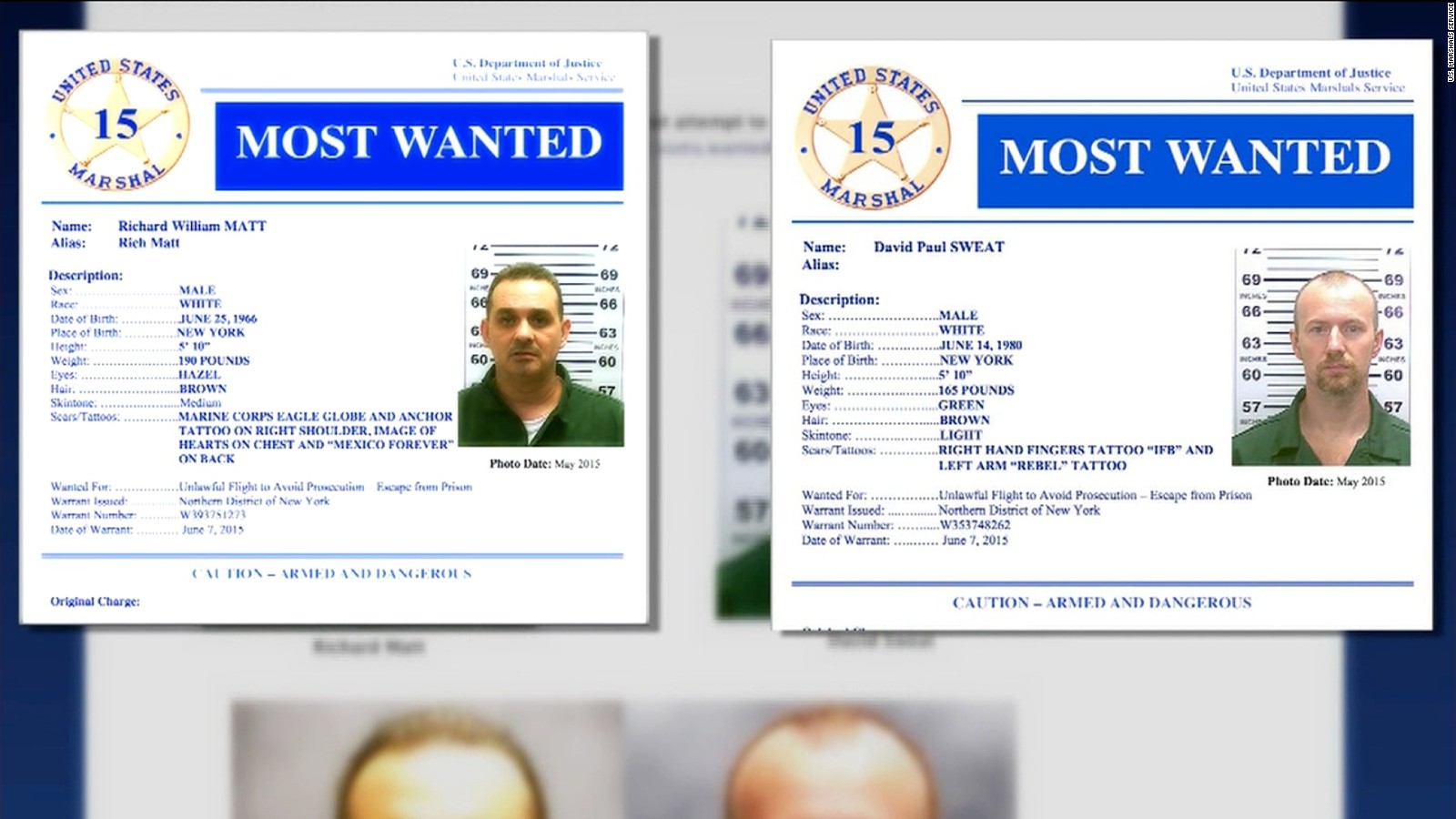 N.Y. escapees join the U.S. Marshals' Most Wanted list - CNN Video