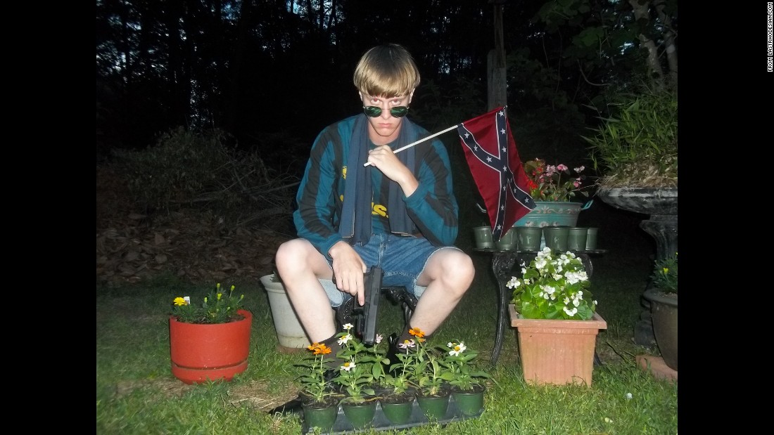 Three photos show Roof posing with a pistol. One closeup shows a gun that can be identified as a .45-caliber Glock -- the model of gun investigators say was used in the church shooting. Those photos were taken in April, after his 21st birthday, when his family said he purchased a .45-caliber gun.