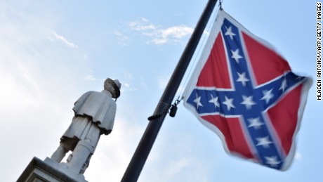 Where the Confederate flag is still seen