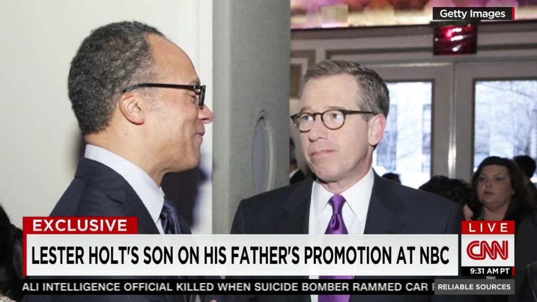 Exclusive Stefan Holt on his dad's 'NBC Nightly News' promotion CNN