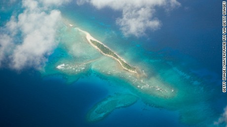 The Marshall Islands is one of the island nations at risk of disappearing because of climate change.