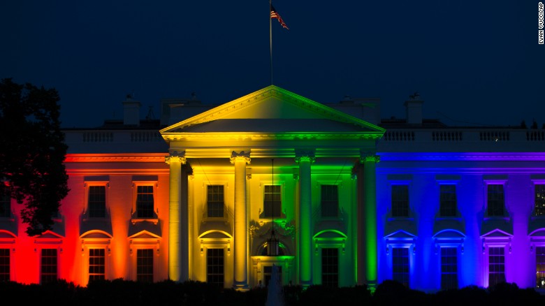 Image result for images of rainbow white house