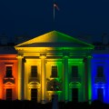 rainbow white house