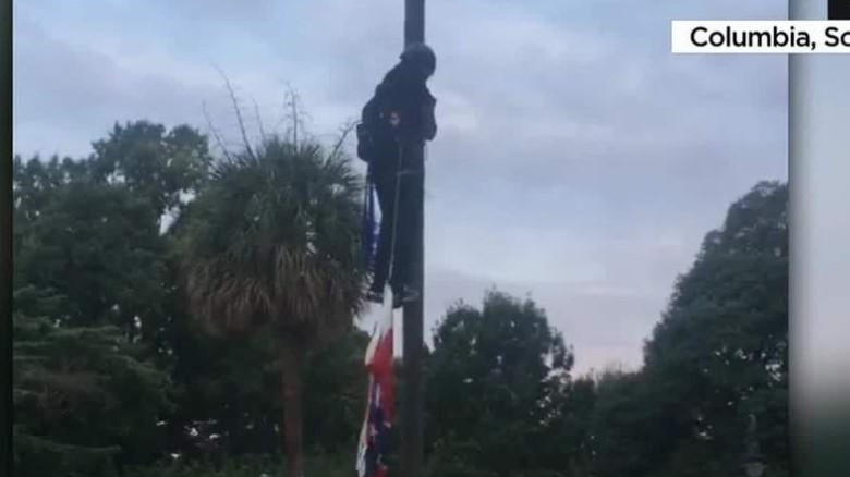 Bree Newsome Hailed For Removing Confederate Flag Cnnpolitics 