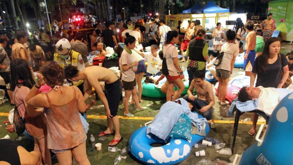 Young partygoer dies after Taiwan water park disaster