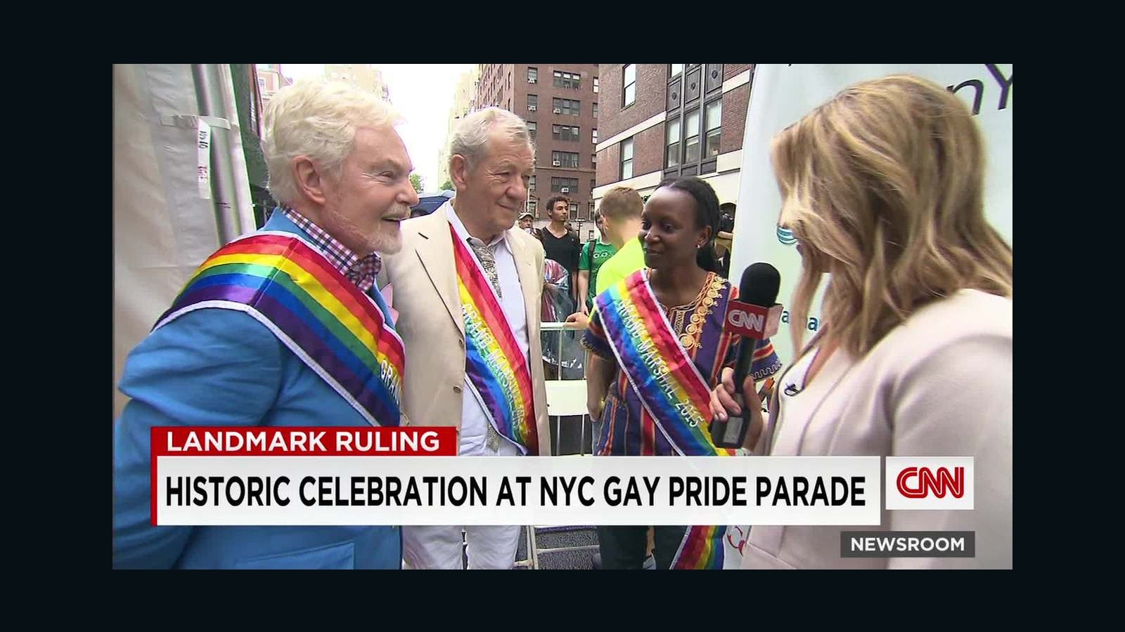 the first gay pride parade aired on television