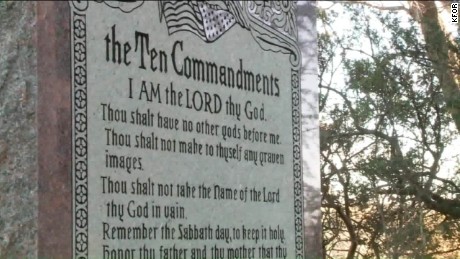 supreme court ten commandments