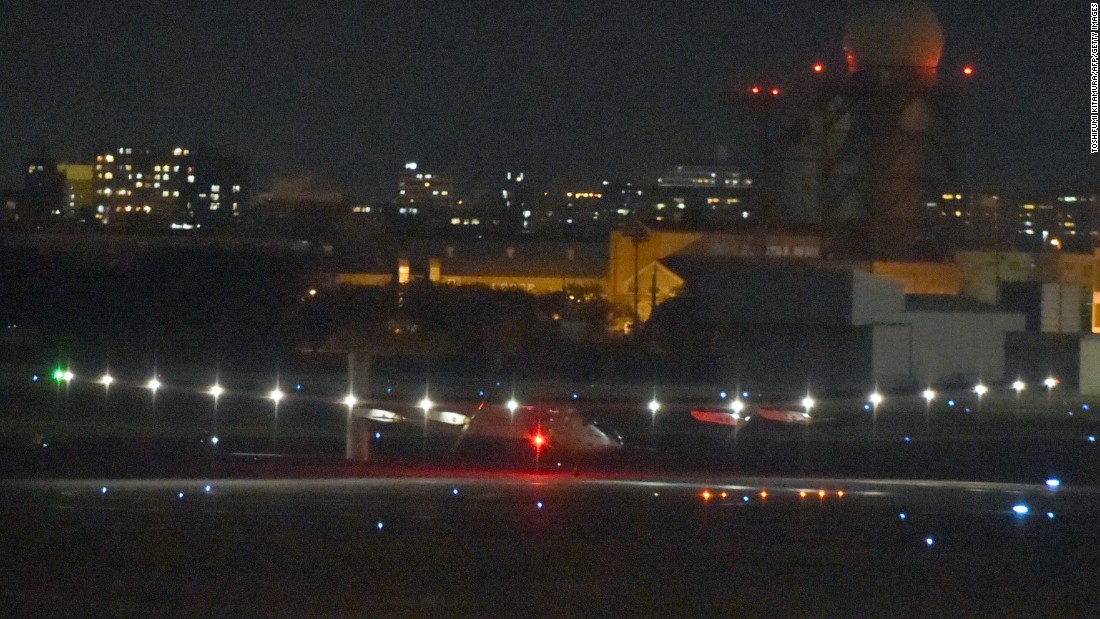 The Solar Impulse 2 touches down in Nagoya on Monday, June 1. The plane made an unscheduled stop after mission controllers decided the weather was not right for the plane to cross the Pacific Ocean.   