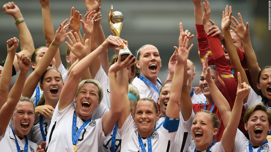 The U.S. soccer team celebrates after &lt;a href=&quot;http://www.cnn.com/2015/06/12/football/gallery/usa-highlights-womens-world-cup/index.html&quot; target=&quot;_blank&quot;&gt;winning the Women&#39;s World Cup&lt;/a&gt; on Sunday, July 5. Carli Lloyd scored a hat trick as the Americans defeated Japan 5-2 in Vancouver, British Columbia. The United States has now won three Women&#39;s World Cups -- more than any other nation.