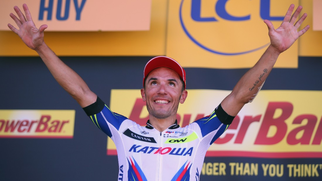 Spain&#39;s Joaquin Rodriguez Oliver, rider for Team Katusha went on to win the stage ...