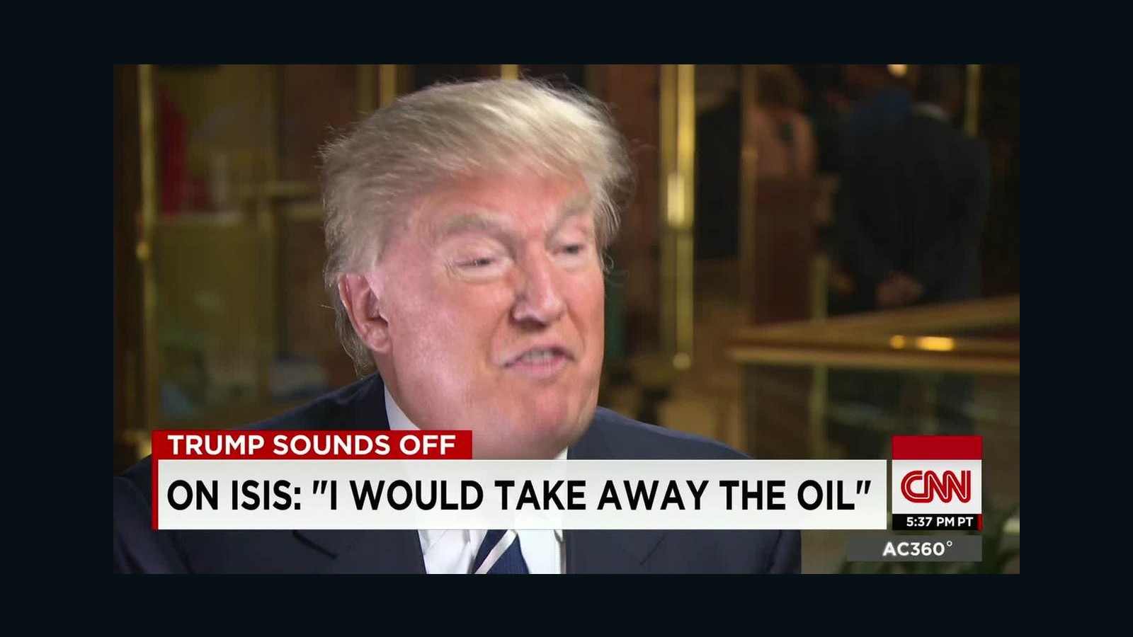 Donald Trump On Isis I Would Take Away The Oil Cnn Video 