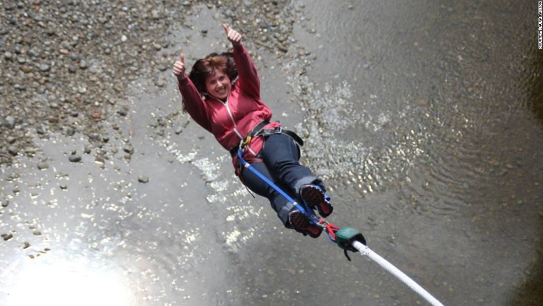 Bungee jumping was the first experience to kick start Laura Lawson&#39;s bucket list to change her life. Click through the gallery to see more of her achieved bucket list items: