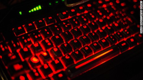 A keyboard is seen during the DreamHack Valencia 2014 on July 18, 2014 in Valencia, Spain.