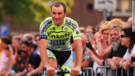 Ivan Basso rides for the Tinkoff-Saxo and is a two-time winner of the Giro d&#39;Italia.