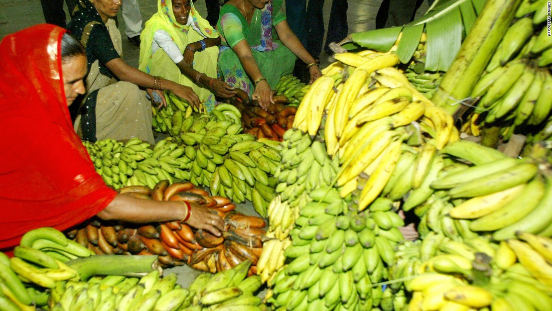 India is the world&#39;s leading producer of bananas, and has hundreds of local varieties.