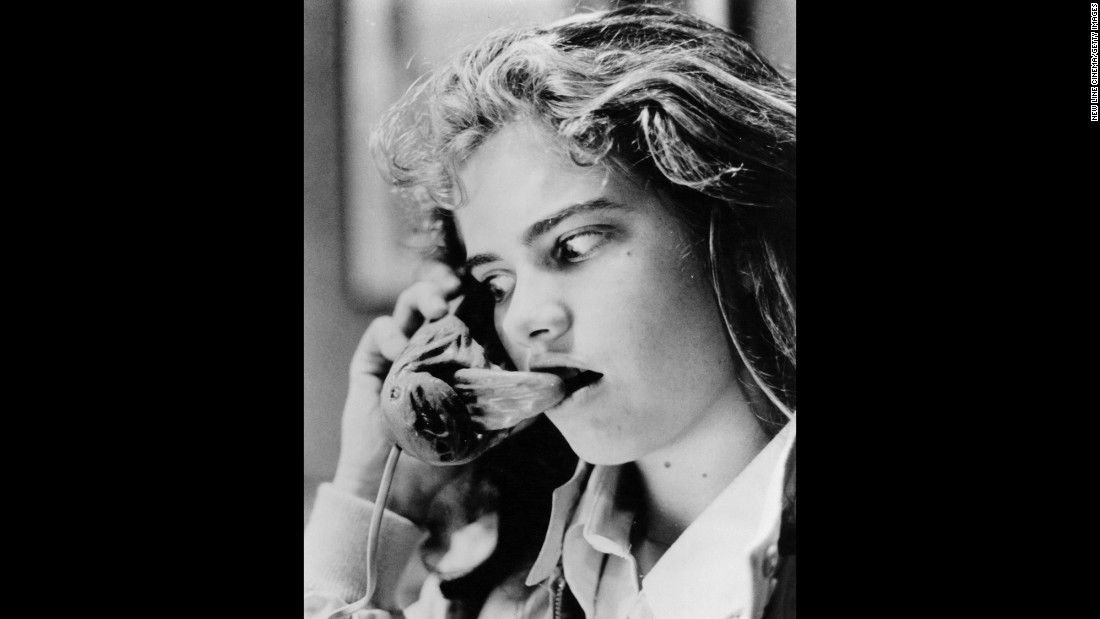 Scream queen Heather Langenkamp is hearing a voice of terror in  &quot;&lt;a href=&quot;https://www.youtube.com/watch?v=YT1bU5SpwF4&quot; target=&quot;_blank&quot;&gt;A Nightmare On Elm Street&lt;/a&gt;&quot; in 1984. 