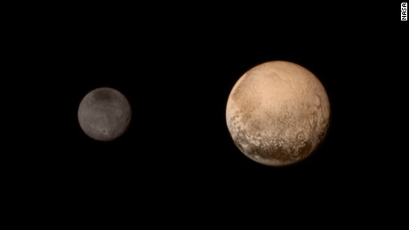 Rivers and lakes on Pluto?