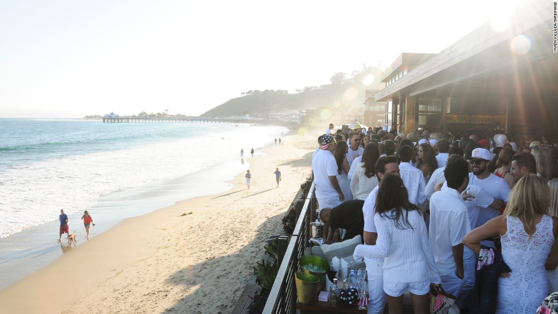 Many actors, rock stars and power players in the entertainment industry maintain Malibu beach houses or sprawling estates in the hills overlooking the Pacific. Malibu is also home to parties that attract a celebrity crowd, such as this July 4 celebration at Nobu Malibu hosted by Bootsy Bellows, actor David Arquette&#39;s L.A. nightclub.