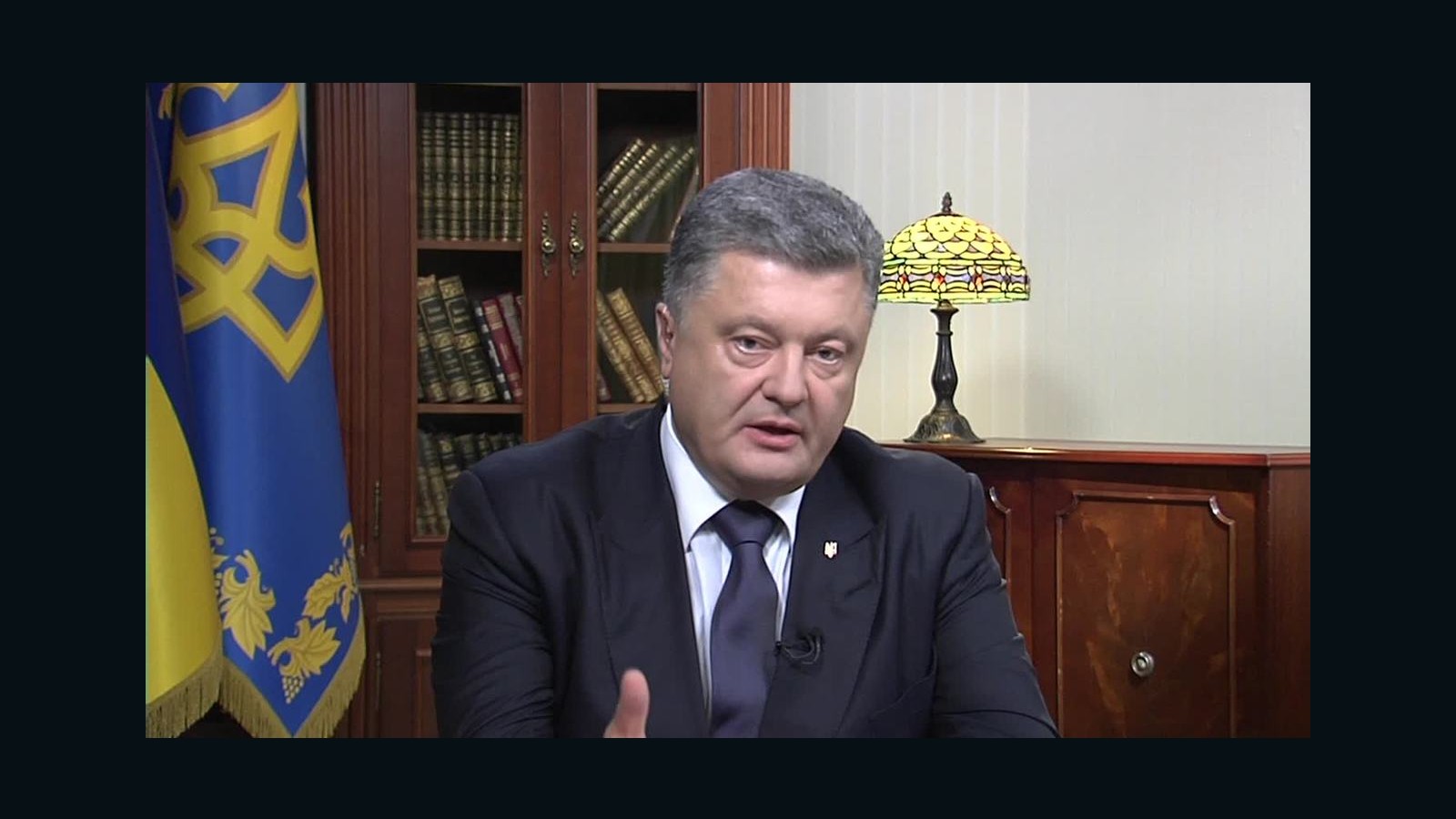 Ukrainian Pres On The War In The East Year After Mh17 Cnn Video