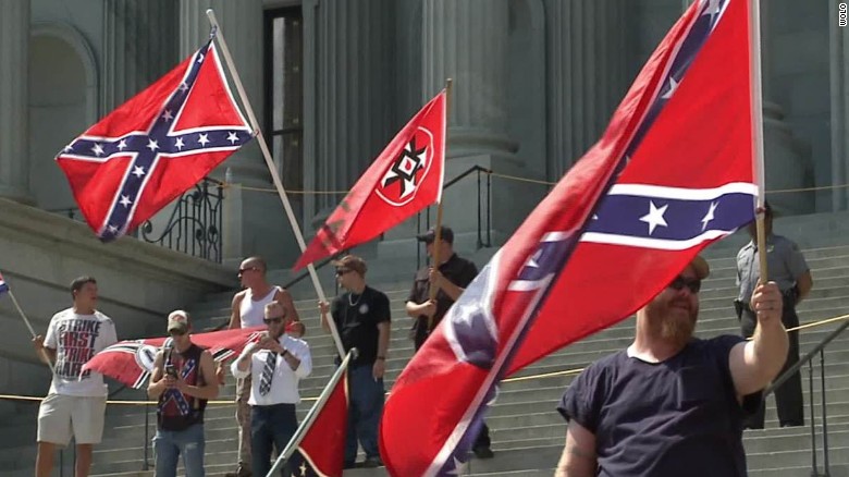 The Kkk And Black Panthers Hold Rallies At Sc Capital Cnn