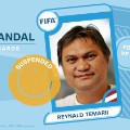 FIFA scandal collector cards Reynald Temarii