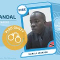 FIFA scandal collector cards Daryll Warner
