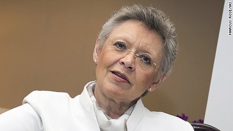 Francoise Barre-Sinoussi, at the International AIDS Society Conference, in Vancouver.