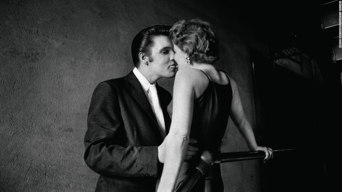 One of the most famous photos of early Elvis is this one, known as &quot;The Kiss.&quot; It was taken by Wertheimer in Richmond, Virginia, in 1956. For decades, the identity of the woman was unknown -- &lt;a href=&quot;http://www.vanityfair.com/news/2011/08/elvis-kiss-201108&quot; target=&quot;_blank&quot;&gt;until Bobbi Owens&#39; husband recognized her&lt;/a&gt; many years later. The picture has ended up on a variety of Elvis paraphernalia.