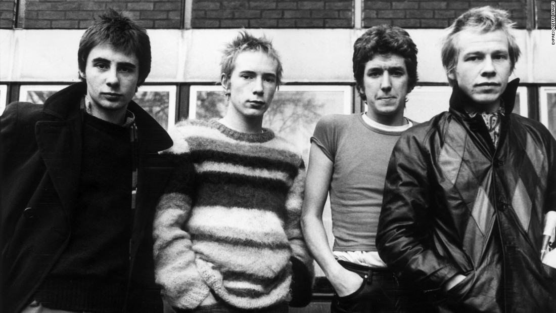 This British punk-rock band burst onto the scene in 1977 with declarations of &quot;Anarchy in the U.K.&quot; and &quot;no future in England&#39;s dreaming.&quot; Its anti-establishment antics paved the way for bands like The Clash, The Runaways and the Dead Kennedys.  