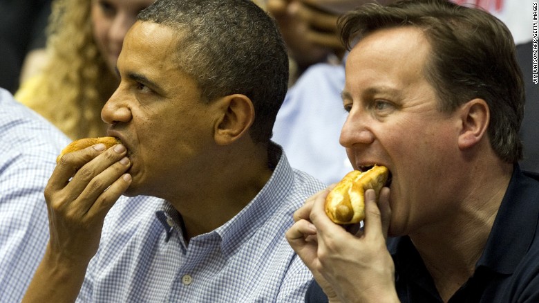 barack obama hot dog game