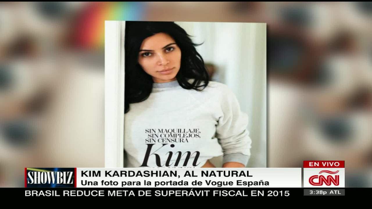 Kim Kardashian al natural en la portada de Vogue España - CNN Video