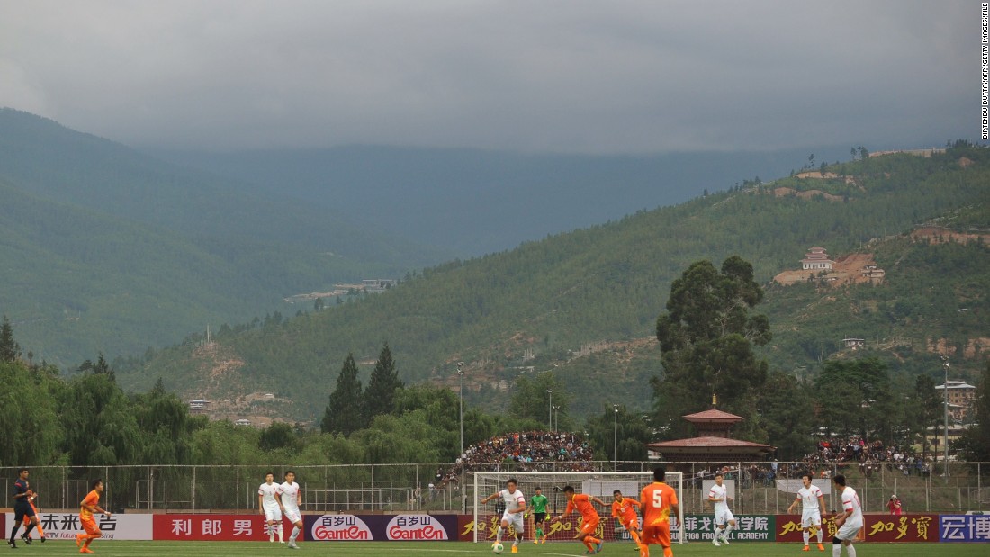 Qualifying games for the 2018 World Cup started ahead of the preliminary draw in confederations such as CONCACAF and Asia, with Bhutan pictured here in action against China.