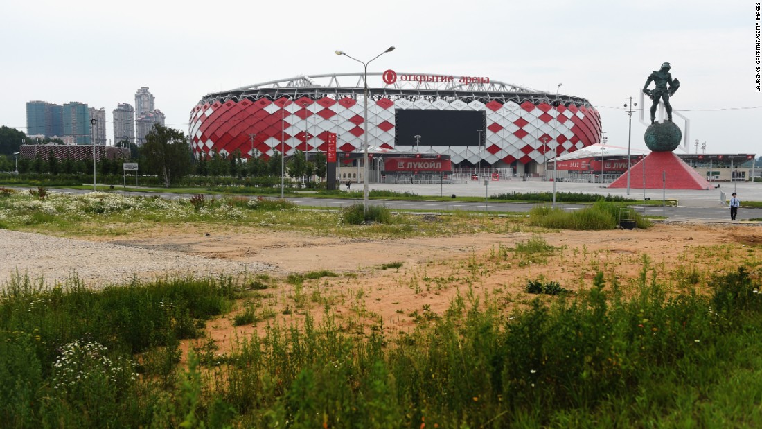 The Otkrytie Arena is Spartak Moscow&#39;s recently opened new home.