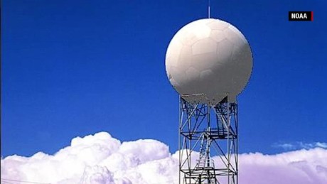 doppler radar can detect insects, smoke and even bats.