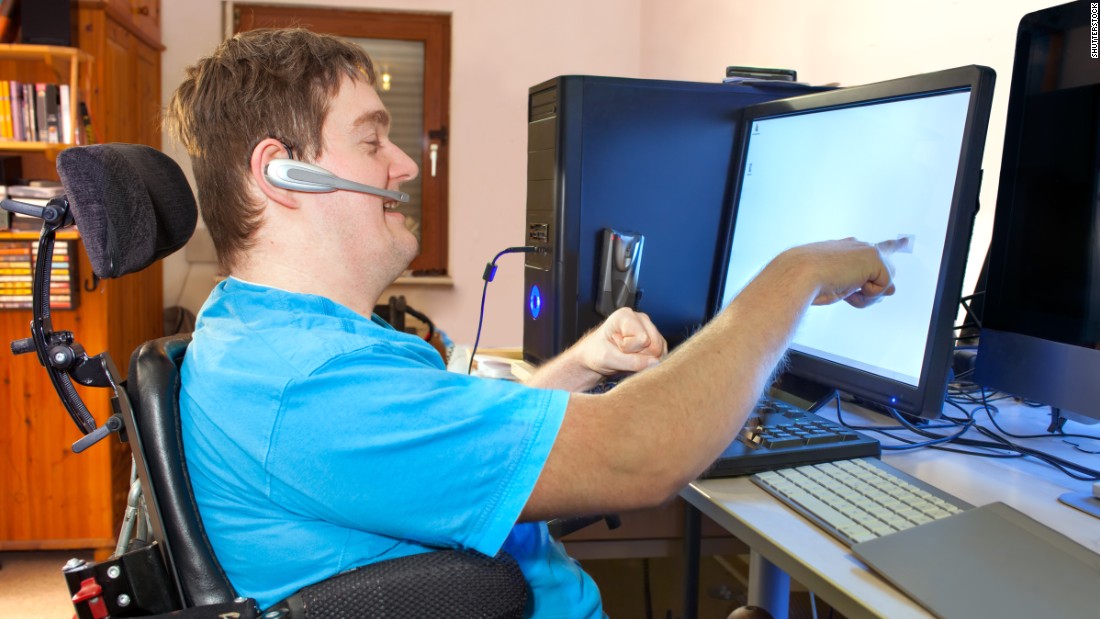 The growth of e-commerce has pushed many jobs into the Internet, but some people with disabilities can&#39;t use computers. One new frontier for disability-rights groups is technology that would allow everyone to use them and be active members of the digital world. 