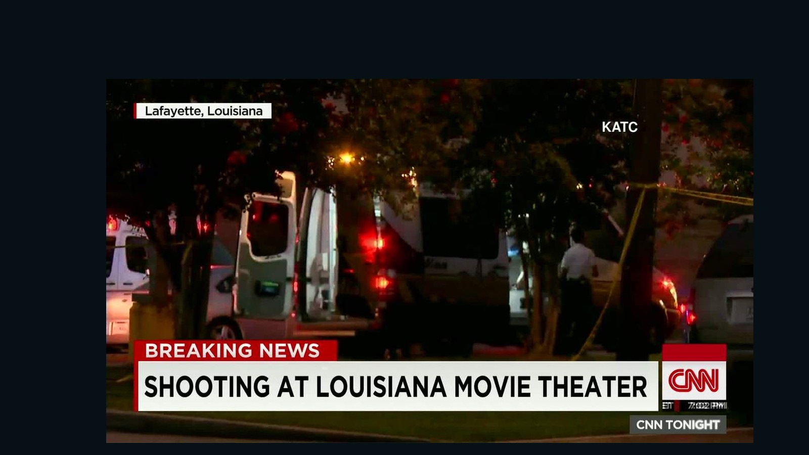 Witness Police Came Rushing Into The Louisiana Theater Cnn Video