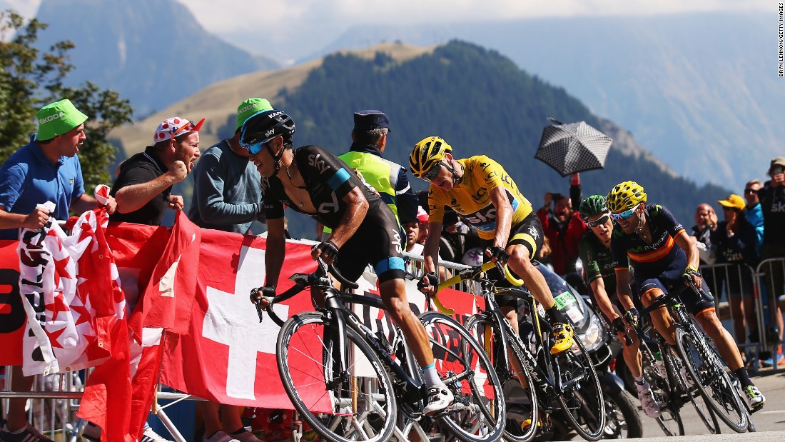 Froome and his teammates stuck close together on the crucial 20th stage finish to Alpe d&#39;Huez.