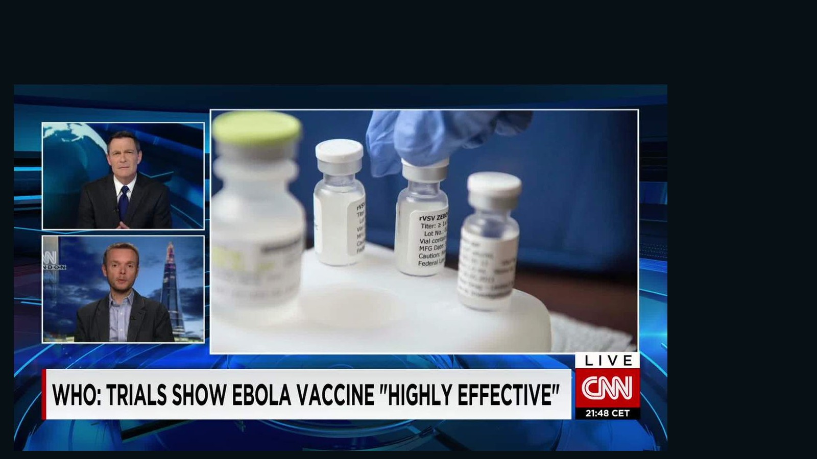 Who Trials Show Ebola Vaccine Is Highly Effective Cnn Video