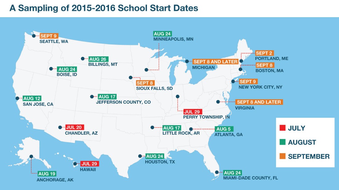 What Day Did School Start In 2021