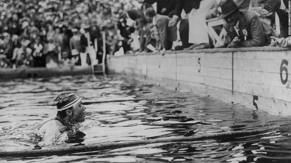 The Dutch capital was host after failing with bids to stage the 1920 and 1924 events. Hildegard Schrader of Germany won the women&#39;s 200-meter breaststroke event. 