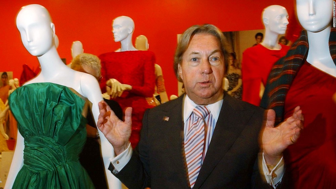 Fashion designer &lt;a href=&quot;http://www.cnn.com/2015/08/04/fashion/new-york-arnold-scaasi-death/&quot; target=&quot;_blank&quot;&gt;Arnold Scaasi&lt;/a&gt;, whose flamboyant creations adorned first ladies, movie stars and socialites, died August 4 of cardiac arrest. He was 85.