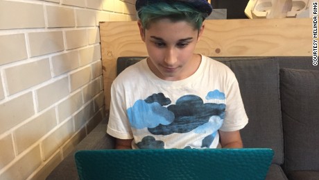 The author&#39;s son, Matthew, started using Instagram as a source of connection after developing a mood disorder; he said it helped him realize other kids were experiencing similar problems.