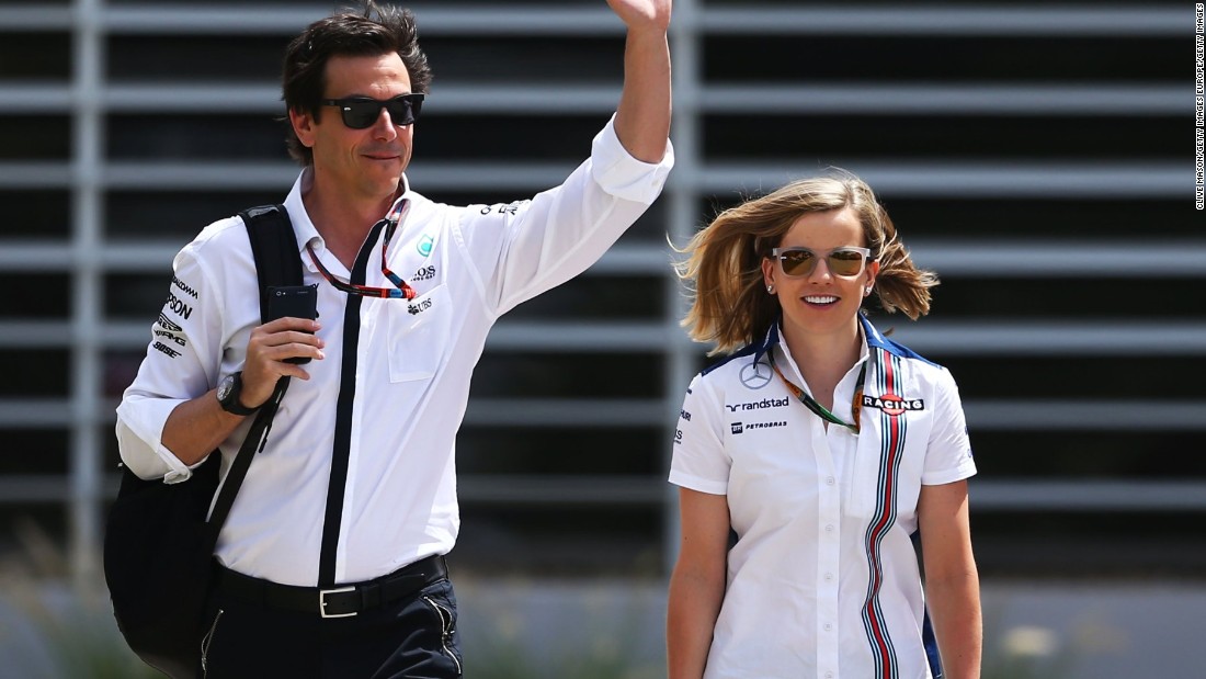 &quot;We&#39;re not out to try to change this sport, we&#39;re just out to participate and to be successful,&quot; Wolff says of women in F1. The Scottish racer is often seen in the F1 paddock with her husband Toto, who is the motorsport boss of German car manufacturer Mercedes.