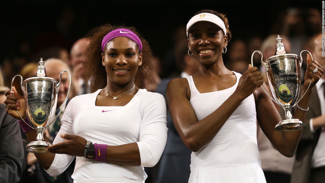Venus and Serena have won 28 grand slam singles titles between them and shared 13 grand slam doubles titles, both achieving the world No. 1 ranking.