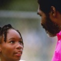 Richard and Venus Williams training 2