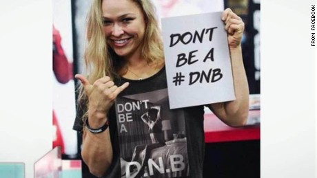 Ronda Rousey Don&#39;t be a D.N.B shirts for charity Daily Hit Newday _00013201.jpg