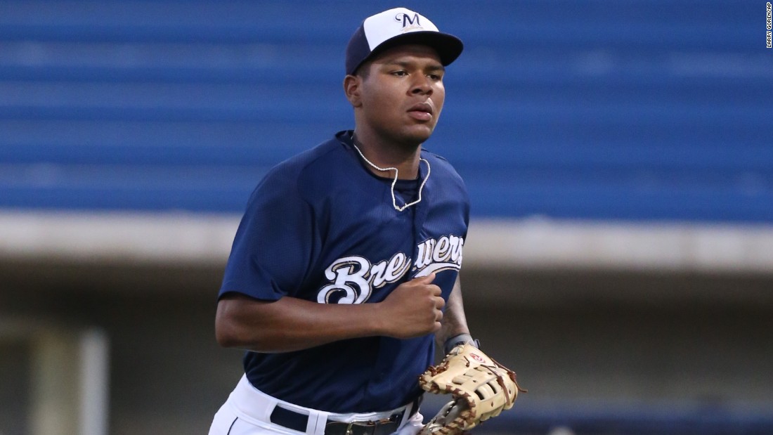 David Denson, a first baseman for the Milwaukee Brewers&#39; rookie affiliate in Helena, Montana, told &lt;a href=&quot;http://www.cnn.com/2015/08/16/us/david-denson-baseball-gay-feat/index.html&quot;&gt;the Milwaukee Journal Sentinel in August 2015&lt;/a&gt; that he is gay. The news makes him the first active player affiliated with a Major League organization to come out publicly. Click through to see other openly gay athletes.