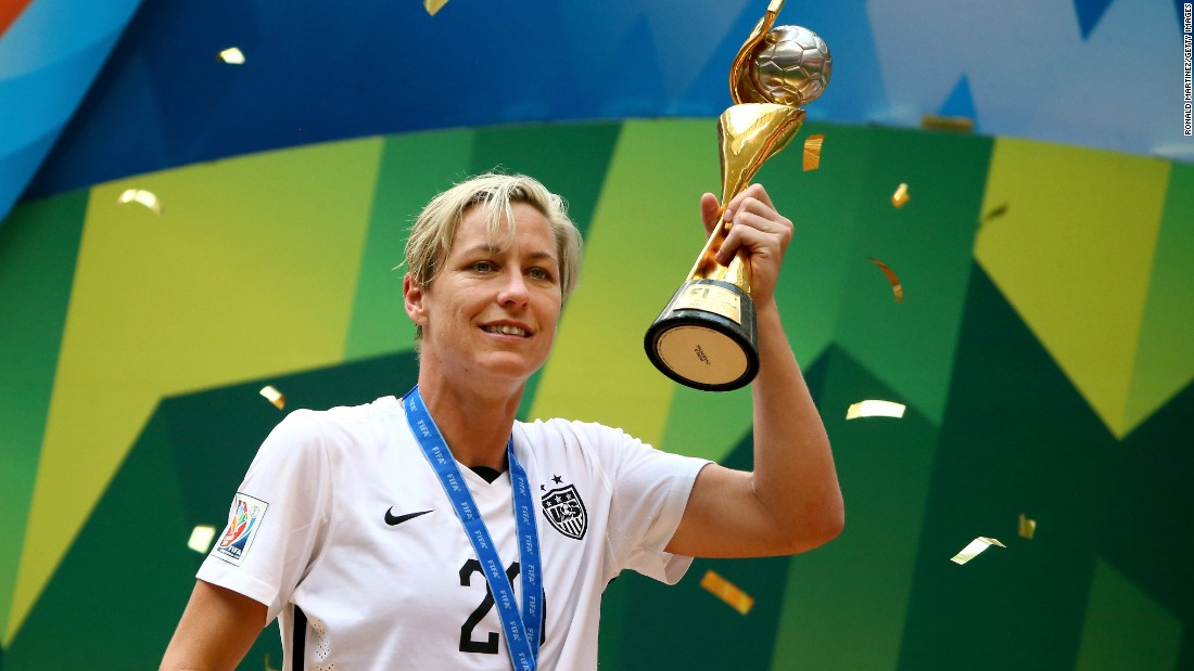 American soccer legend Abby Wambach&#39;s sexuality was an &lt;a href=&quot;http://www.outsports.com/2015/5/26/8659211/abby-wambach-lesbian-womens-world-cup-canada&quot; target=&quot;_blank&quot;&gt;open secret&lt;/a&gt; for years before she married fellow soccer player Sarah Huffman in 2013.