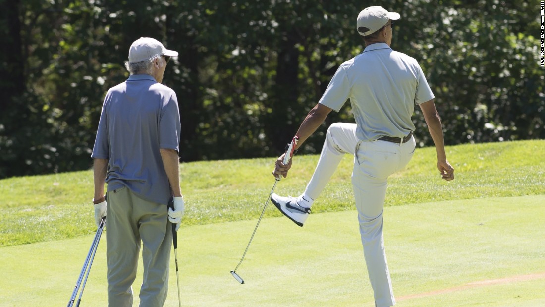 Image result for Obama golf