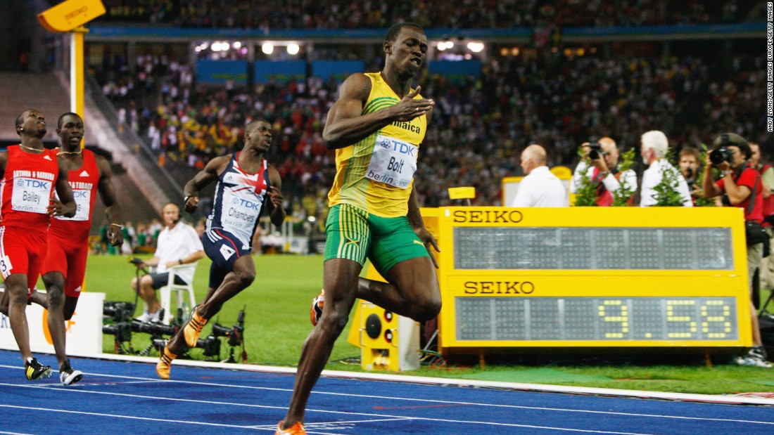 But his career high - at least in speed terms - was at the Worlds in 2009 where he set a 100m world record of 9.58 seconds.